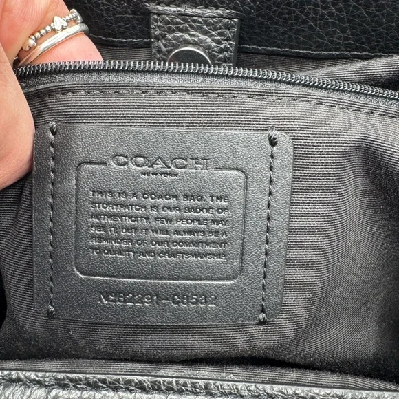 Coach Kristy Chain Leather Shoulder Bag - Picture 6 of 9